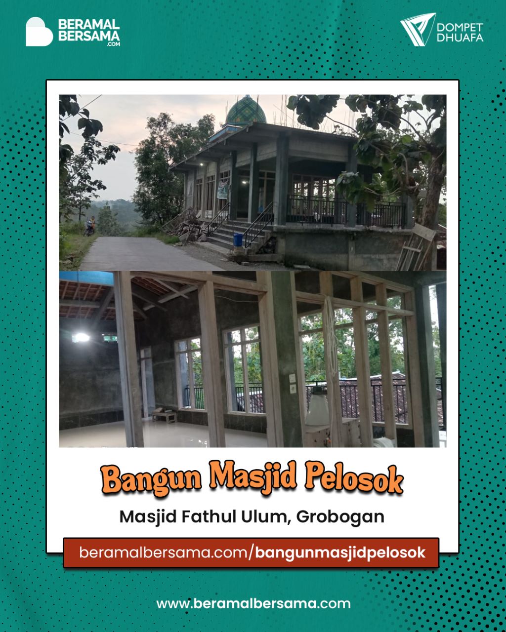 update penyaluran program renovasi masjid pelosok