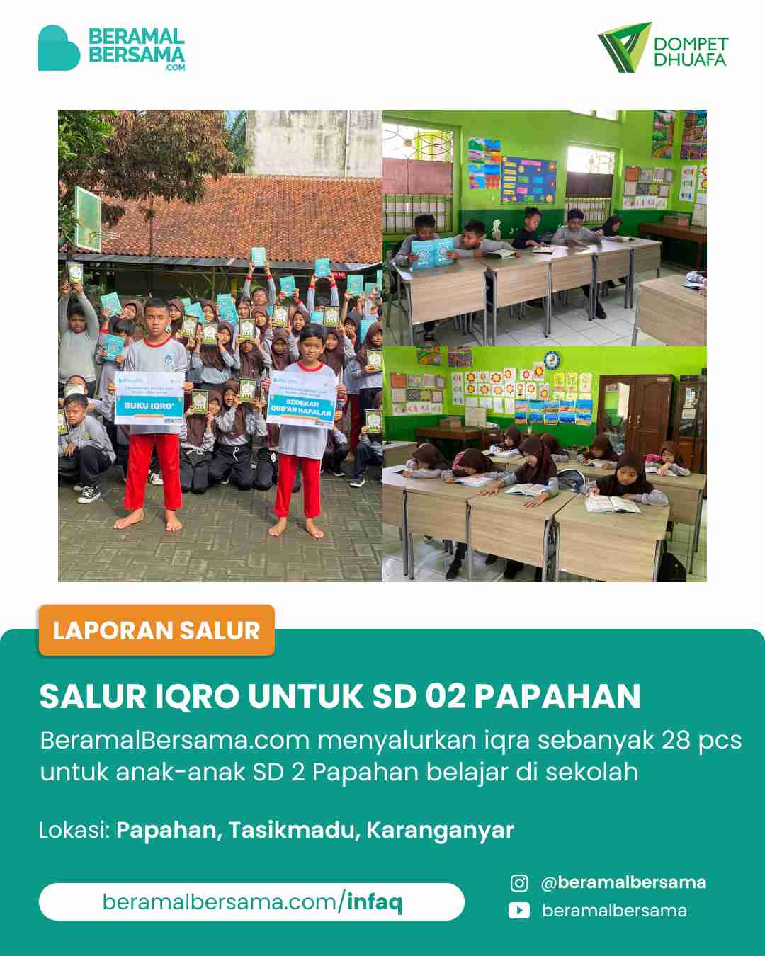 update penyaluran program renovasi masjid pelosok