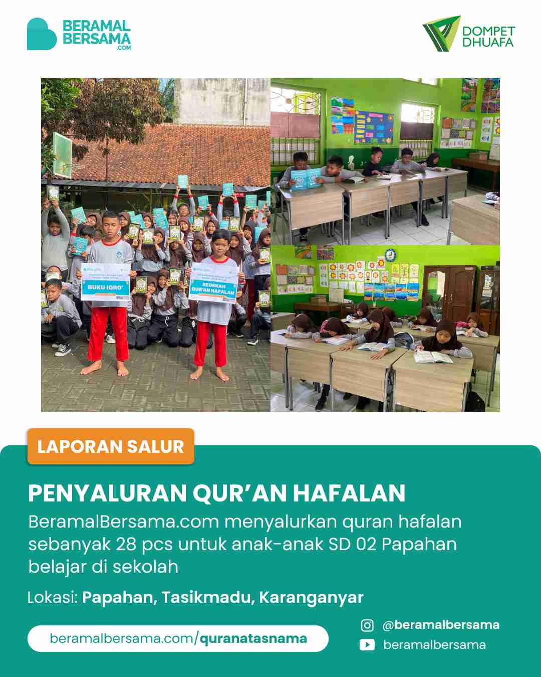 update penyaluran program renovasi masjid pelosok