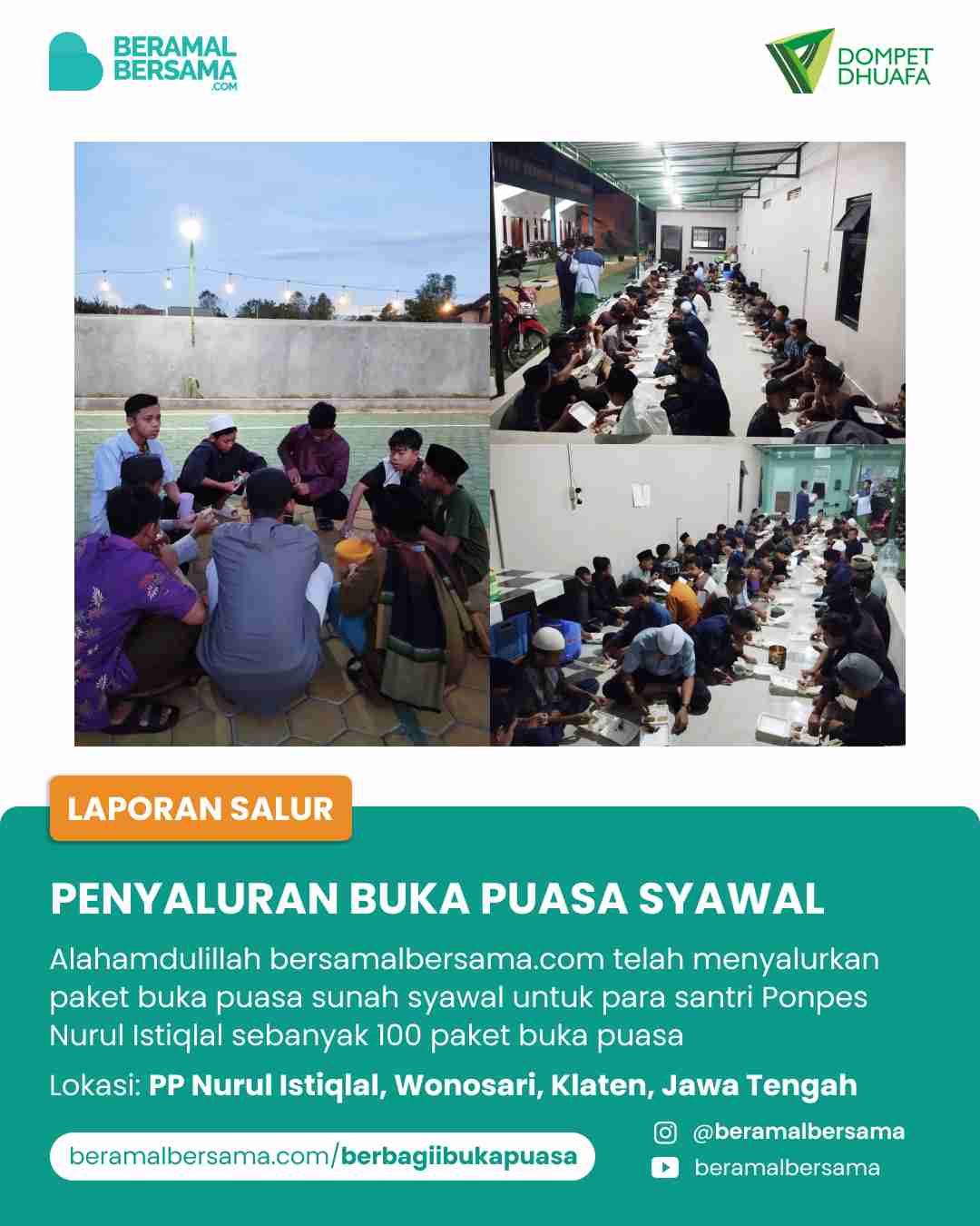 update penyaluran program renovasi masjid pelosok
