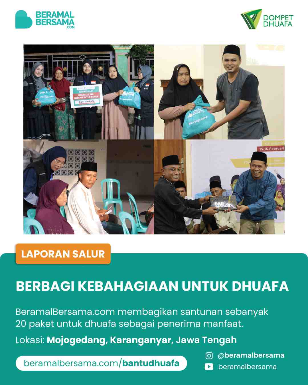 update penyaluran program renovasi masjid pelosok