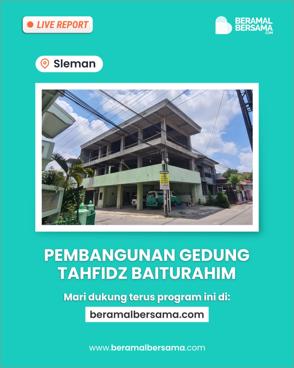 update penyaluran program renovasi masjid pelosok