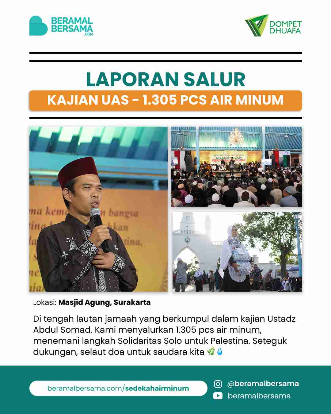 update penyaluran program renovasi masjid pelosok