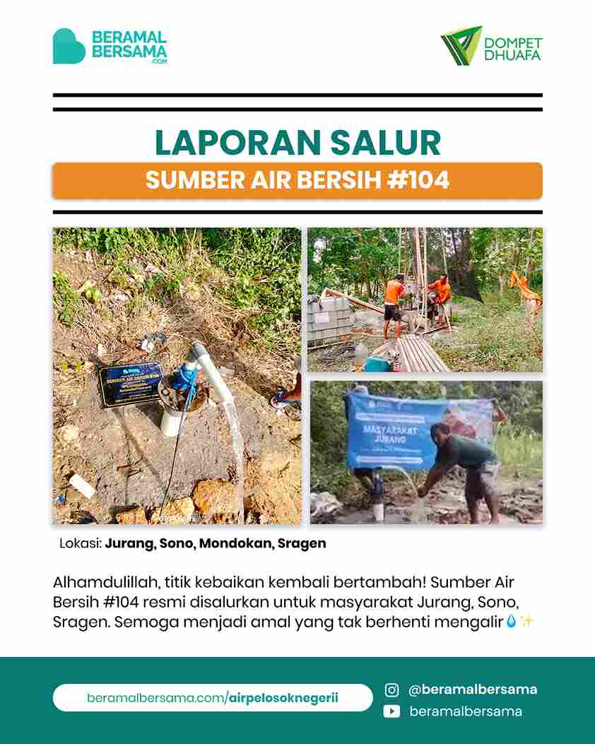 update penyaluran program renovasi masjid pelosok